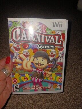 Nintendo Wii Carnival Games - Red, Yellow, Green, Blue